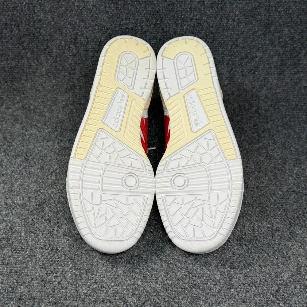 Adidas Rivalry Low Premium Sneakers Men's 10 White Scarlet Athletic Retro Shoes